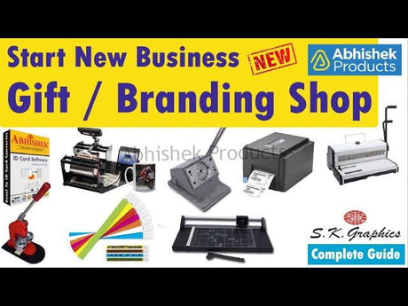 Start New Business Ep4 GiftBranding Shop Machines For Various Markets Buy @ www.abhishekid.com