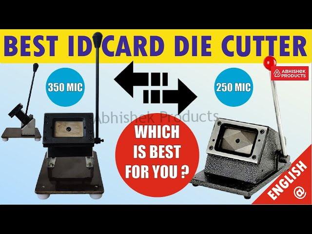 Which Is The Best ID Card Cutter For Your Biz Regular Or Heavy Duty Buy @ www.abhishekid.com