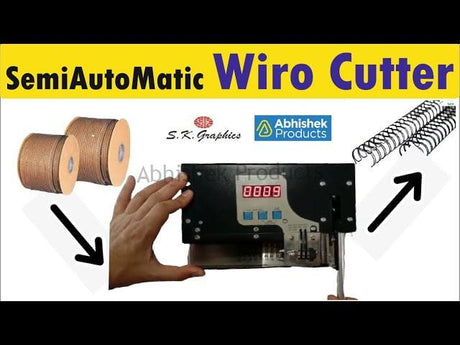 Wiro Cutting Machine Twin Loop Wire Semi AutoMatic Cutting ABHISHEK PRODUCTS S.K. GRAPHICS