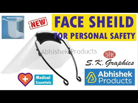 Face Shield For Personal Protection (Reusable Safety Face Shield) ABHISHEK PRODUCTS SK GRAPHICS