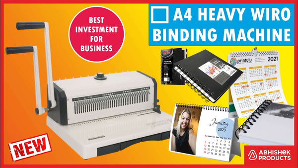 How to Use a Heavy Duty Wiro Binding Machine?