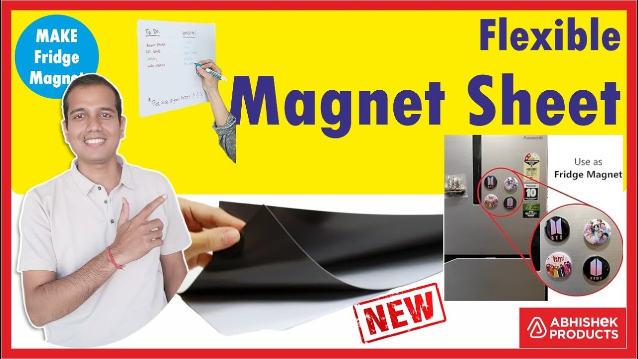 Unlock Your Creative Potential with the Versatile 1mm Flexible Magnetic Sheet