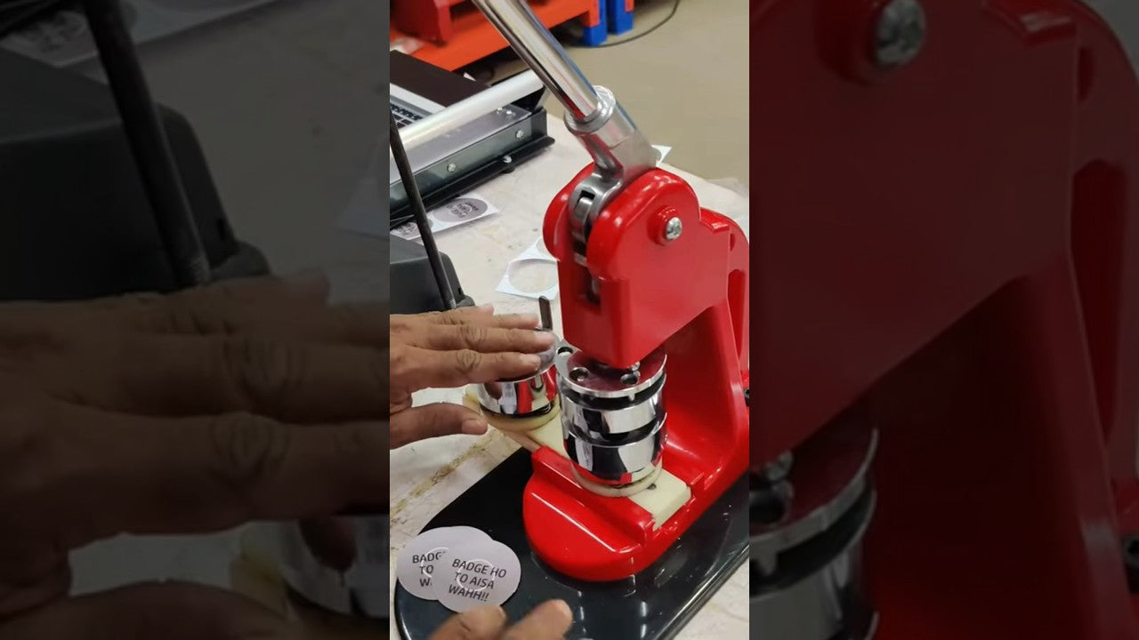 How to Make Badges? Badge Machine Tutorial