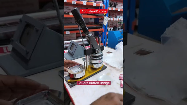 How to Make Square Button Badges in India?