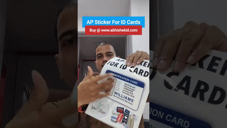 Premium Waterproof Sticker Paper for Inkjet ID Cards and Product Labels