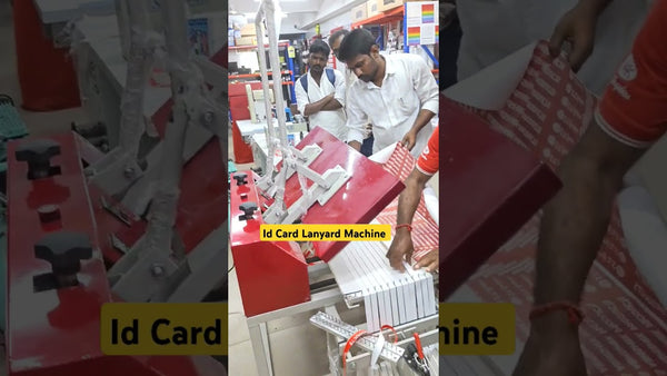How to Print ID Card Lanyards? Machine Demo & Guide