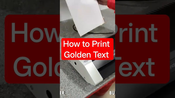 How To Do Gold Foil Printing? DIY Metallic Print Guide