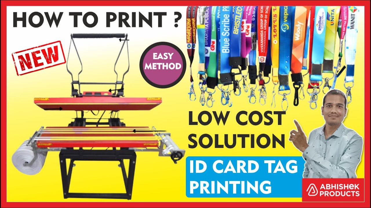 Unlock the Potential of Lanyard Printing with Our Newest Machine!