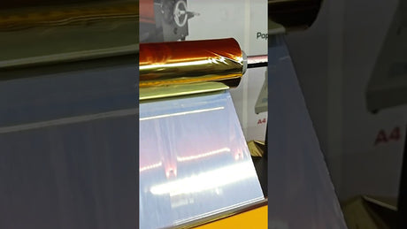 How to Golden Canvas Print with Foil?