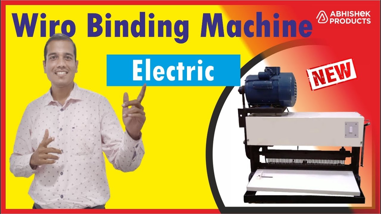 Maximize Your Business Potential with the Electric Wiro Binding Machine