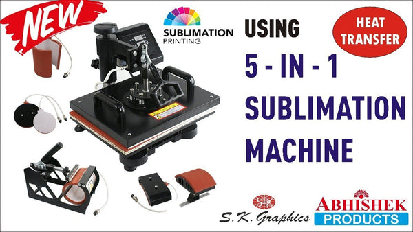 How to Sublimation Machine Heat: 5-in-1 Multi-function Press Guide