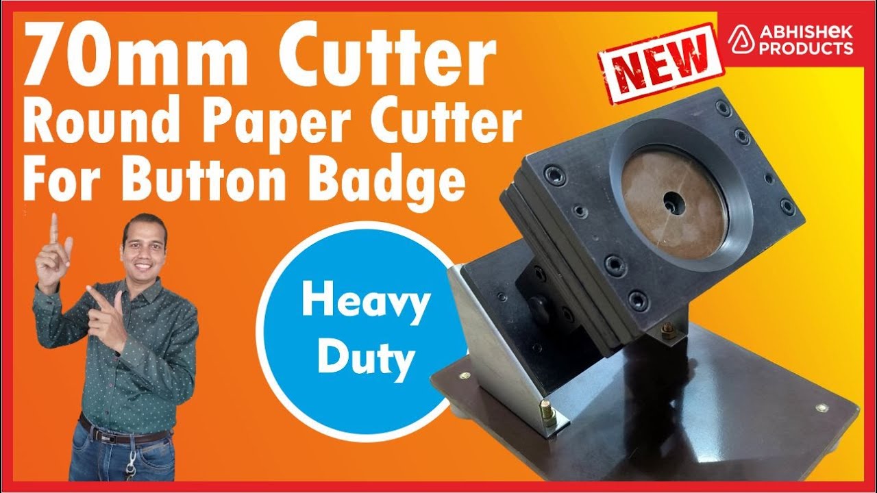 Unlock Your Creative Potential with the Heavy Duty Round Badge Cutter!