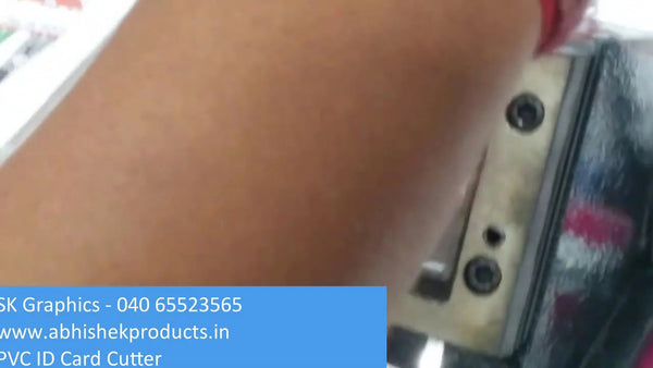 How To Do Die Cutting Of ID Cards Using PVC ID Card Cutter
