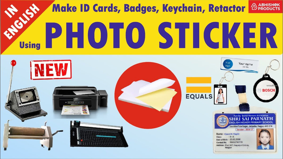 Id Making Kit DIY ID Card Making Business: 5 Step Guide | AbhishekID β Abhishek Products