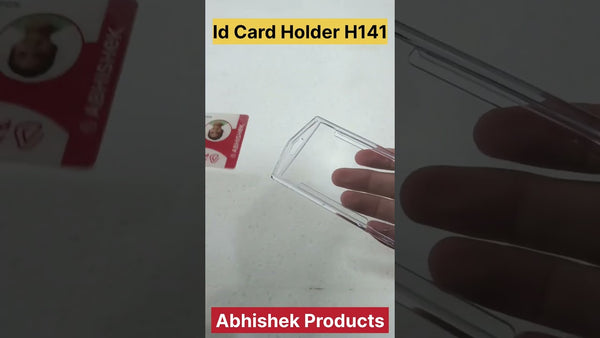 How to Use New Transparent Clear ID Card Holder?