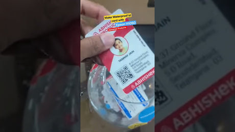 How to Waterproof ID Cards with Epson L11050 Inkjet?