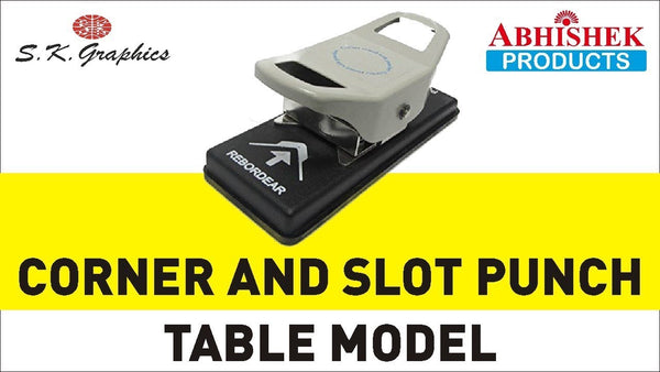 How to Corner and Slot Punch Visiting Cards?