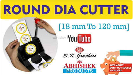 Round Dia Cutters From 18 mm To 120 mm Abhishek Products S.K. Graphics