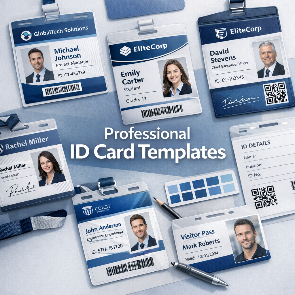 ID Card PSD Templates
