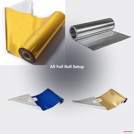 Laserjet Foil Roll All Colours Setup for ID card and print shops in India — product collage