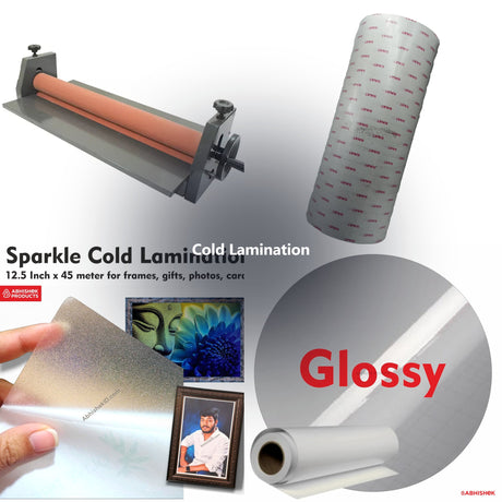 Cold Lamination Rolls & Film for ID card and print shops in India — product collage