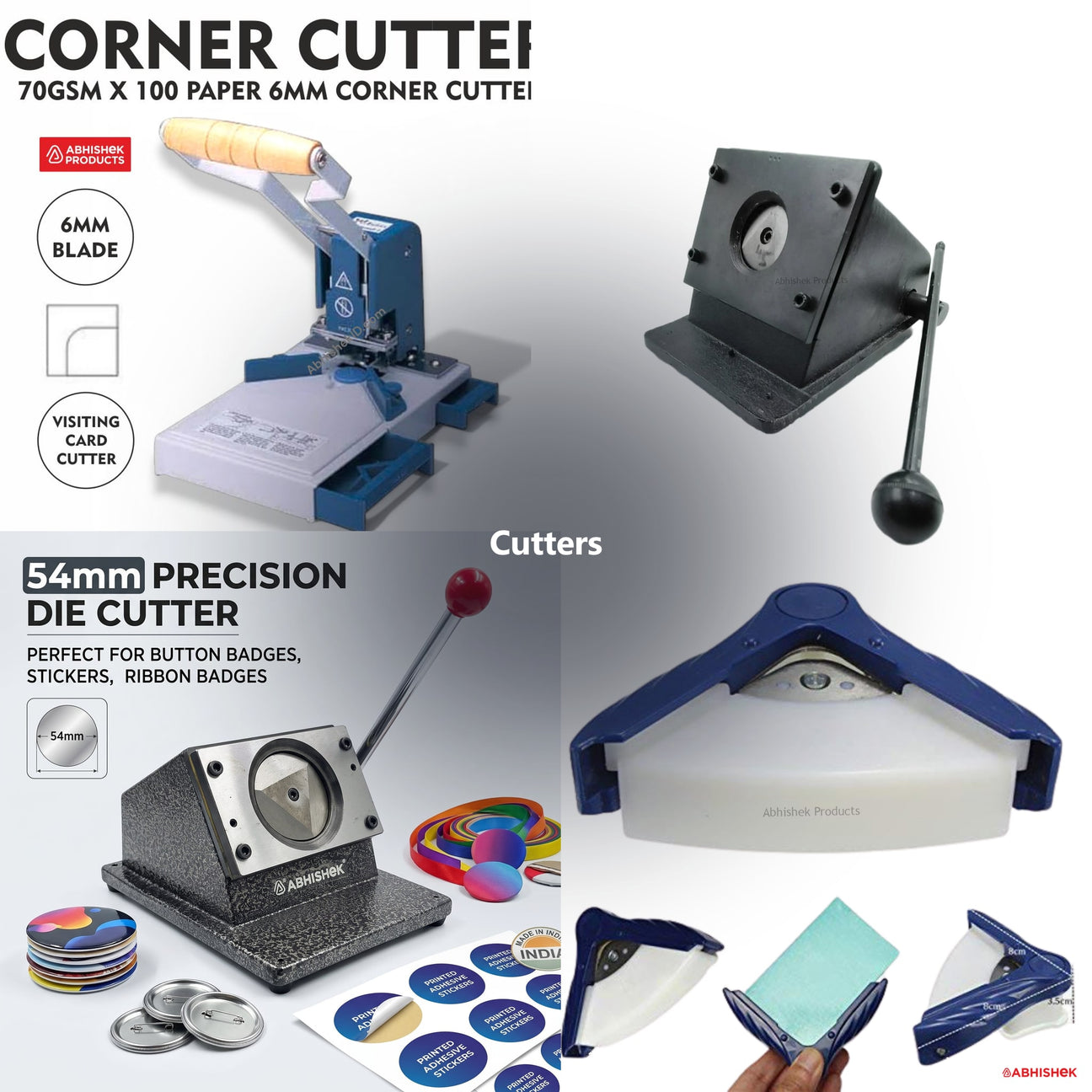 Paper Cutter for ID card and print shops in India — product collage
