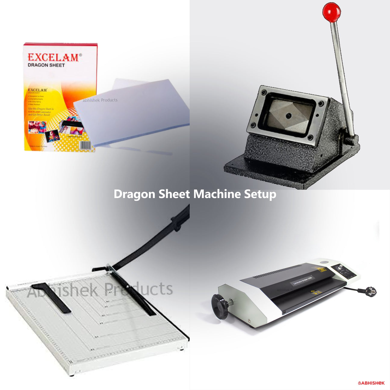 Dragon Sheet ID Card Setup for ID card and print shops in India — product collage