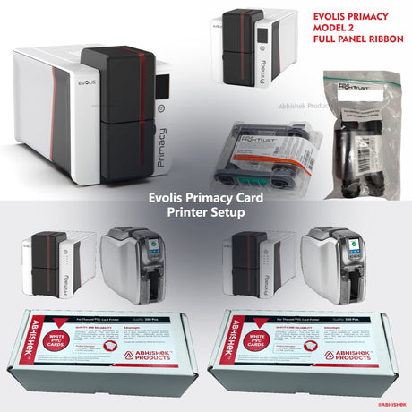 Evolis Primacy Card Printer Setup for ID card and print shops in India — product collage