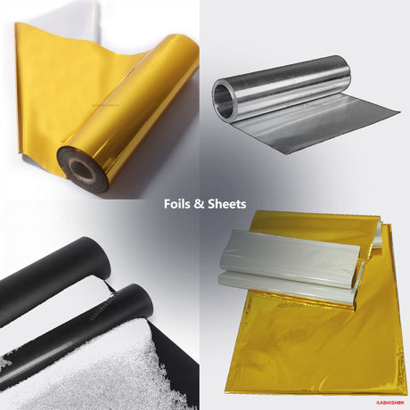 Golden Foil Paper for ID card and print shops in India — product collage