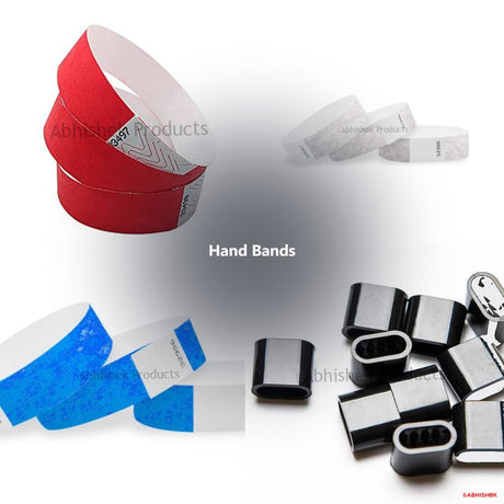 Wristband for ID card and print shops in India — product collage
