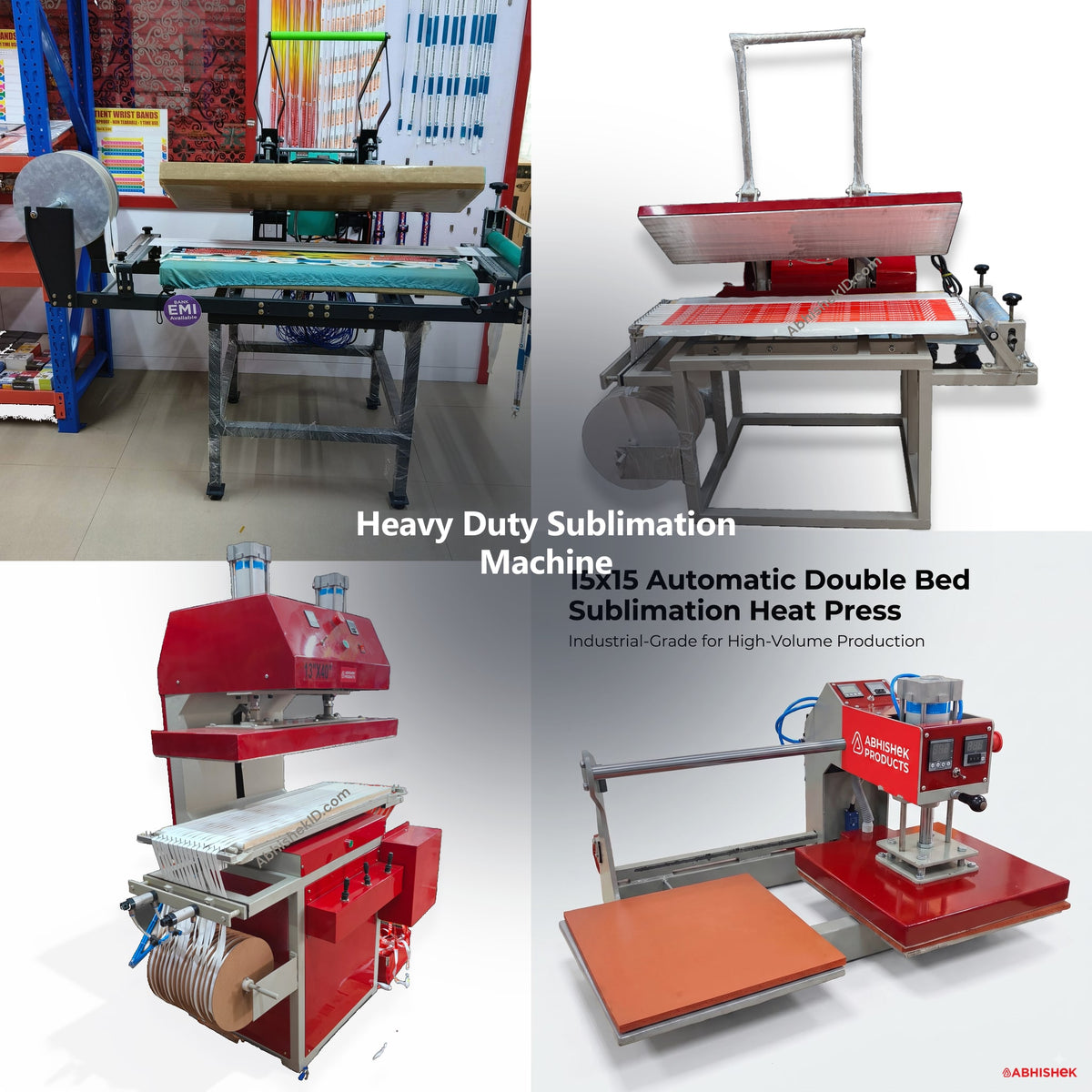Heavy Duty Sublimation Machine for ID card and print shops in India — product collage