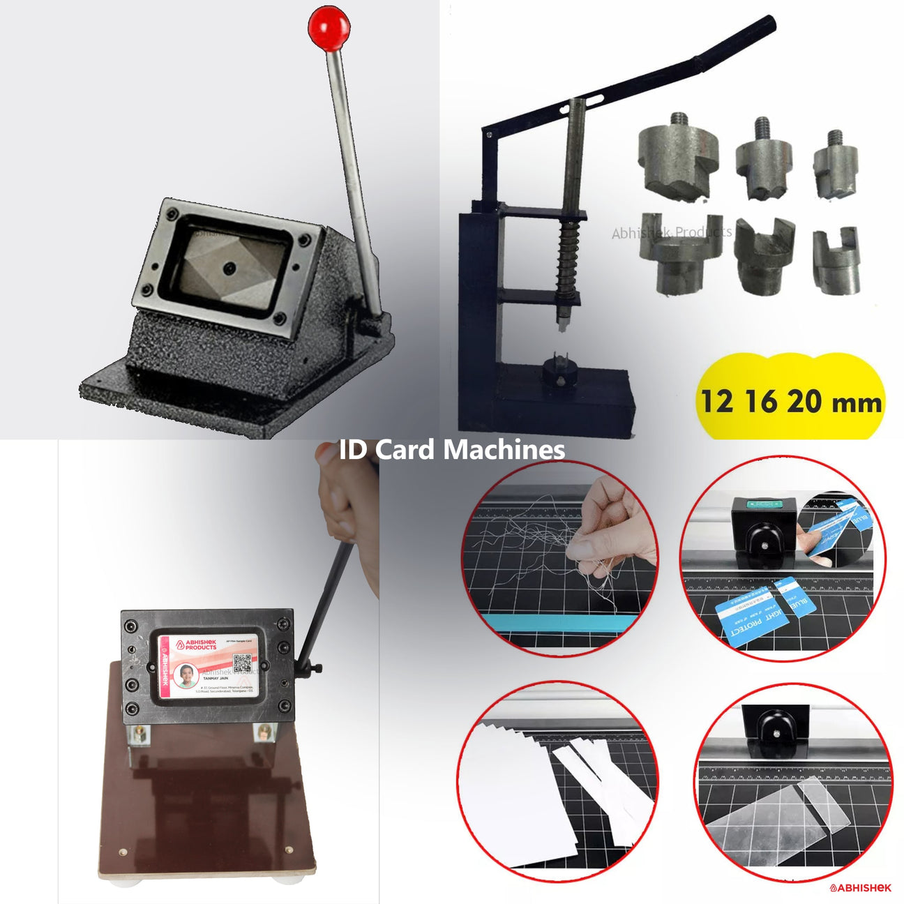 ID Card Machines for ID card and print shops in India — product collage