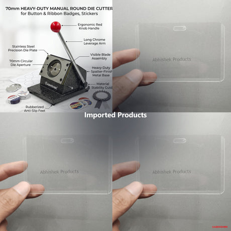 Imported ID Card Pouches for ID card and print shops in India — product collage