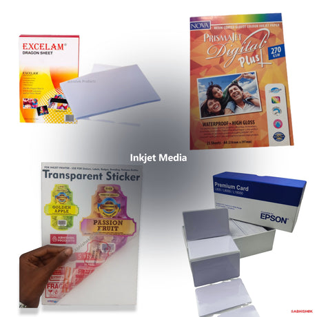 Inkjet Photo Paper & Media for ID card and print shops in India — product collage