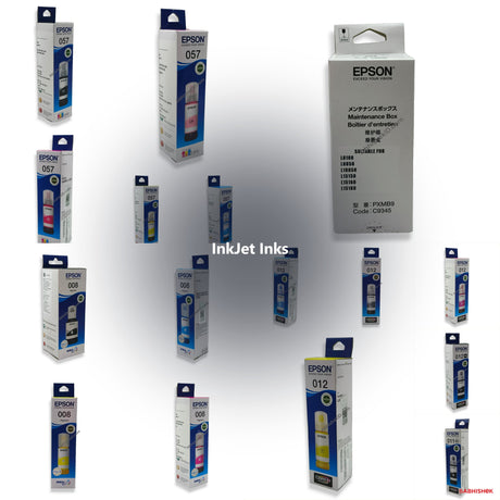 Inkjet Ink & EcoTank Refills for ID card and print shops in India — product collage