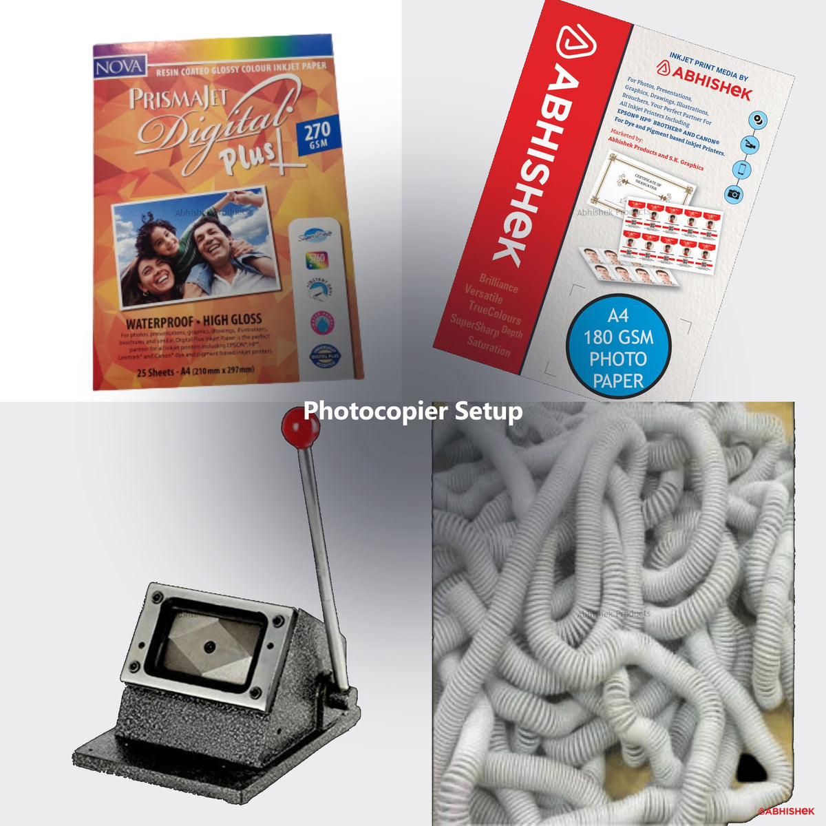 Photocopier Setup for ID card and print shops in India — product collage