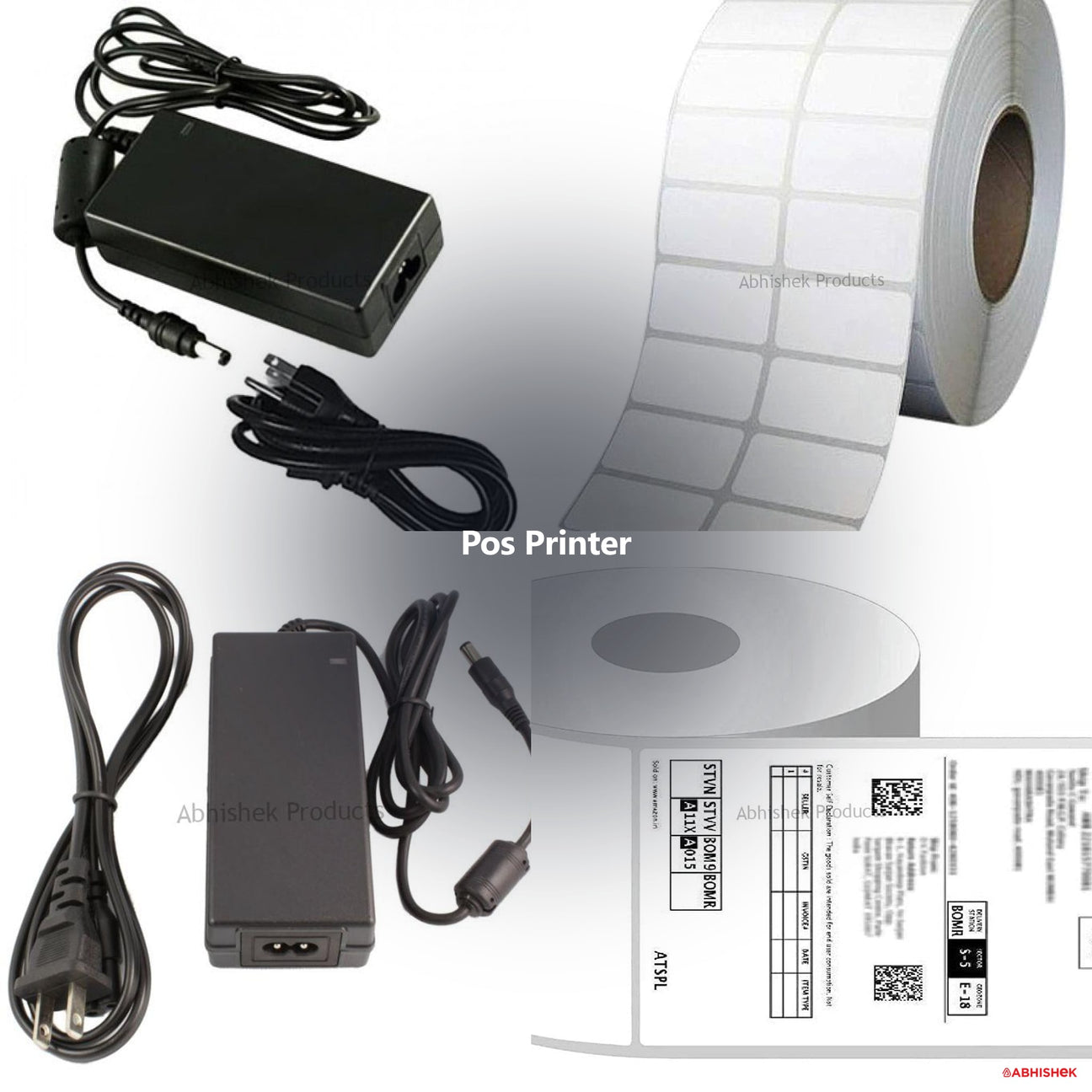 POS Thermal Receipt Printers for ID card and print shops in India — product collage