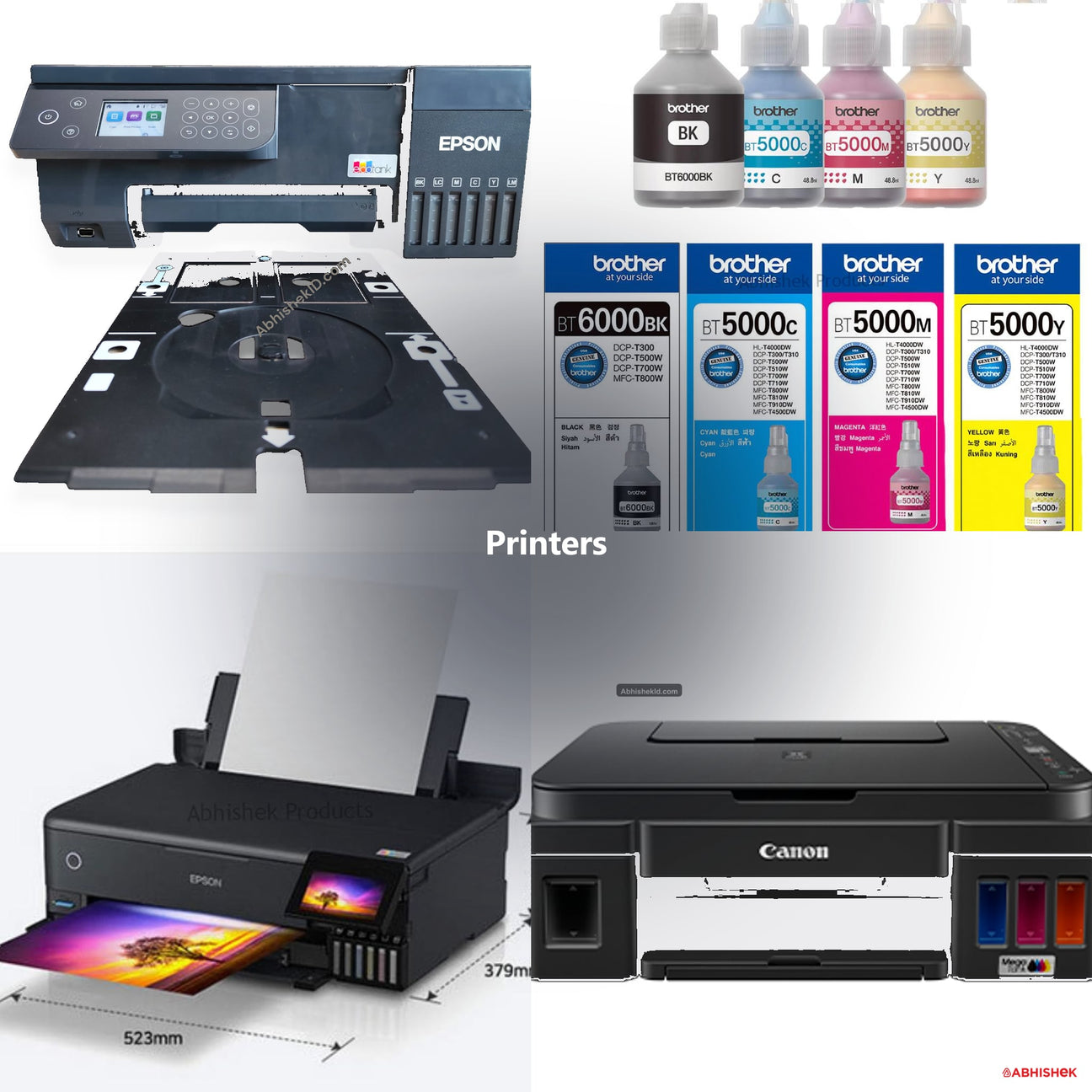 Inkjet Photo Printers for Print Shops for ID card and print shops in India — product collage