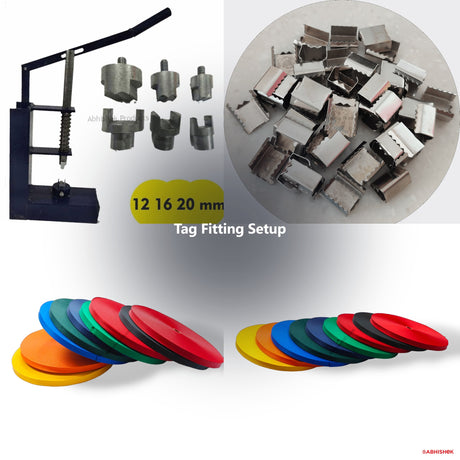 Tag Fitting Setup for ID card and print shops in India — product collage