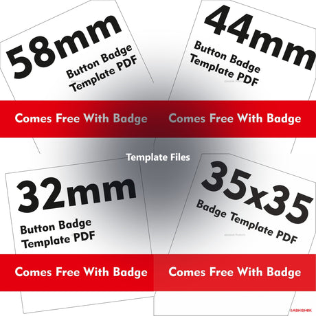 Badge Template Files CDR for ID card and print shops in India — product collage