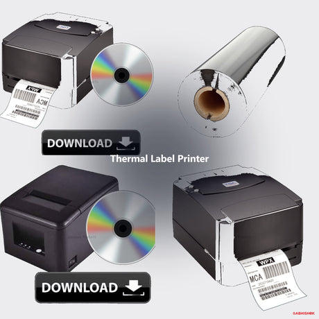 Thermal Label & Sticker Printers for ID card and print shops in India — product collage
