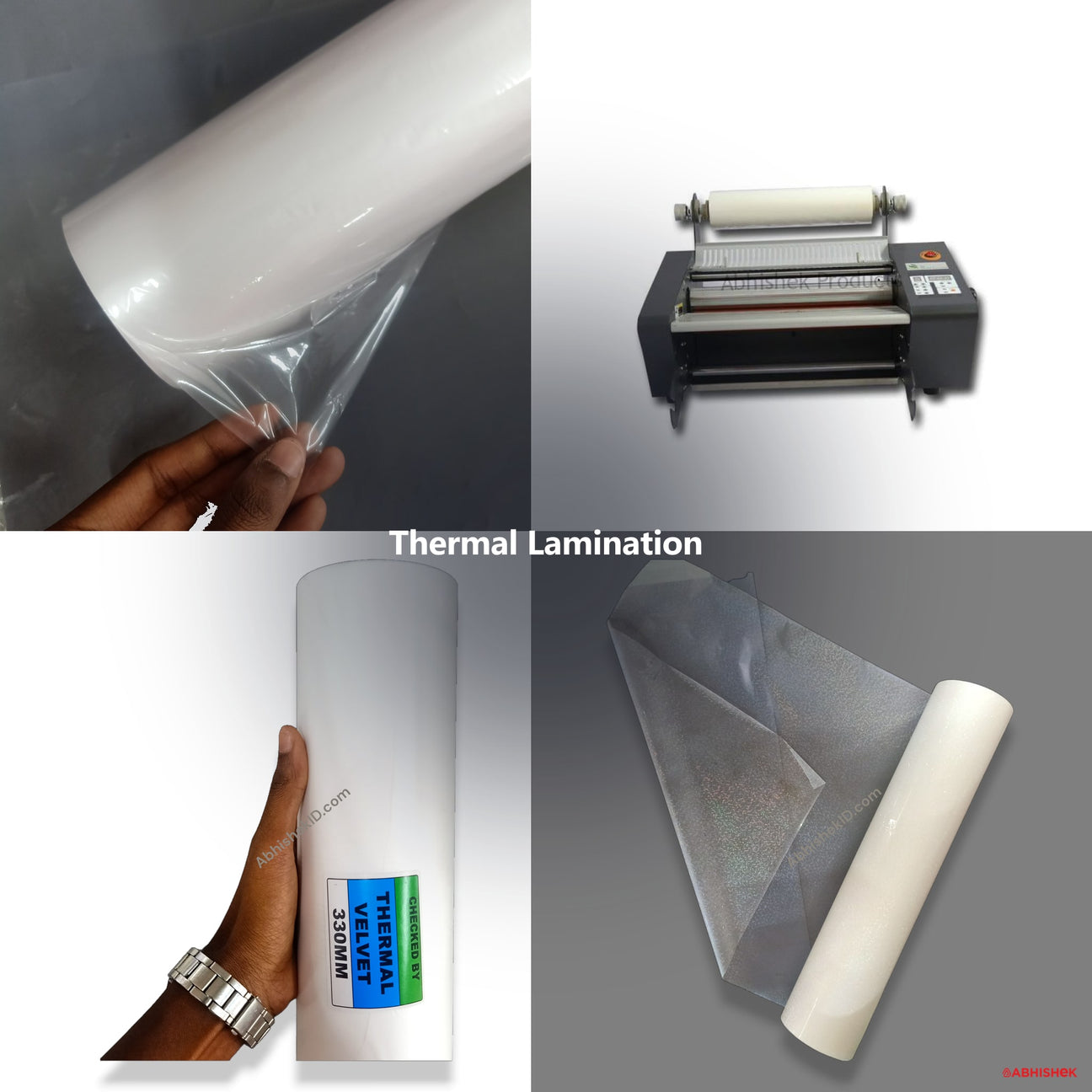 Thermal Lamination Machines for ID card and print shops in India — product collage