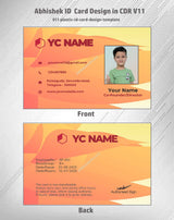 1/6 ID Card Design Templates in CorelDraw 11 | 100 Editable Downloadable Designs