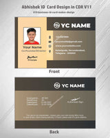 1/6 ID Card Design Templates in CorelDraw 11 | 100 Editable Downloadable Designs
