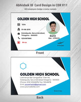 1/6 ID Card Design Templates in CorelDraw 11 | 100 Editable Downloadable Designs