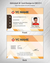 1/6 ID Card Design Templates in CorelDraw 11 | 100 Editable Downloadable Designs