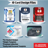 4/6 CorelDraw 11 Printable ID Card Design Templates | 100 Editable Designs India
