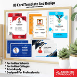 6/6 CorelDraw 11 Printable ID Card Design Templates | 100 Editable Designs India