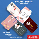 3/6 CorelDraw 11 ID Badge & Business Card Design Templates | 100 Editable Designs India