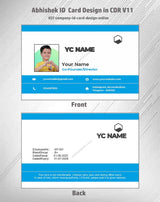 1/6 ID Card Design Templates in CorelDraw 11 | 100 Editable Downloadable Designs